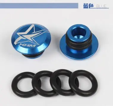 Blue 1 пара MTB горный велосипед алюминиевый сплав велосипед Велоспорт прочный руль ручки бар крышка заглушки - Цвет: Blue