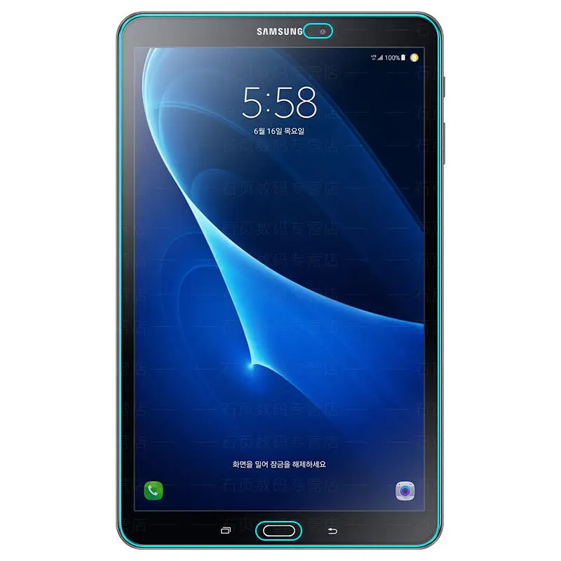 5 шт. стеклянная мембрана для Samsung Galaxy Tab A6 T580 T585 N 10 1 &quotстальная пленка планшета