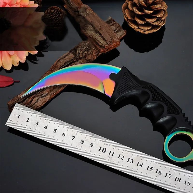 

Fixed Blade Knife Pocket Knife The Color Black Knife Neck Knife With Sheath Hunting Survival Knife Camping Outdoor Knives