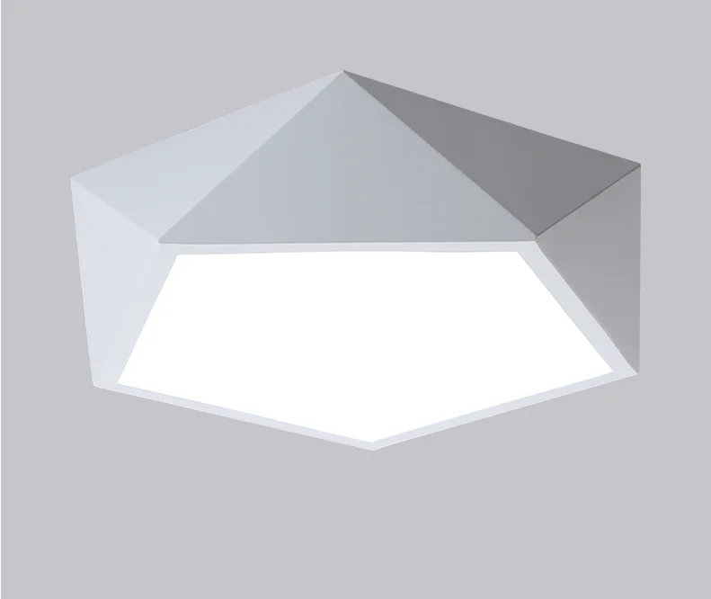 Классическая Геометрическая дизайнерская теплая белая акриловая потолочная