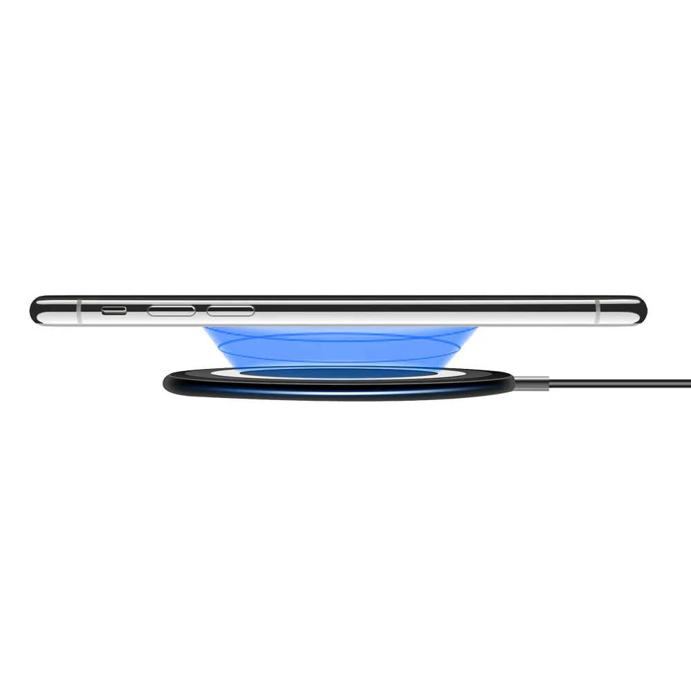Ультратонкое Беспроводное зарядное устройство NYFundas qi 7 5 Вт для iphone XS MAX XR 8 plus X