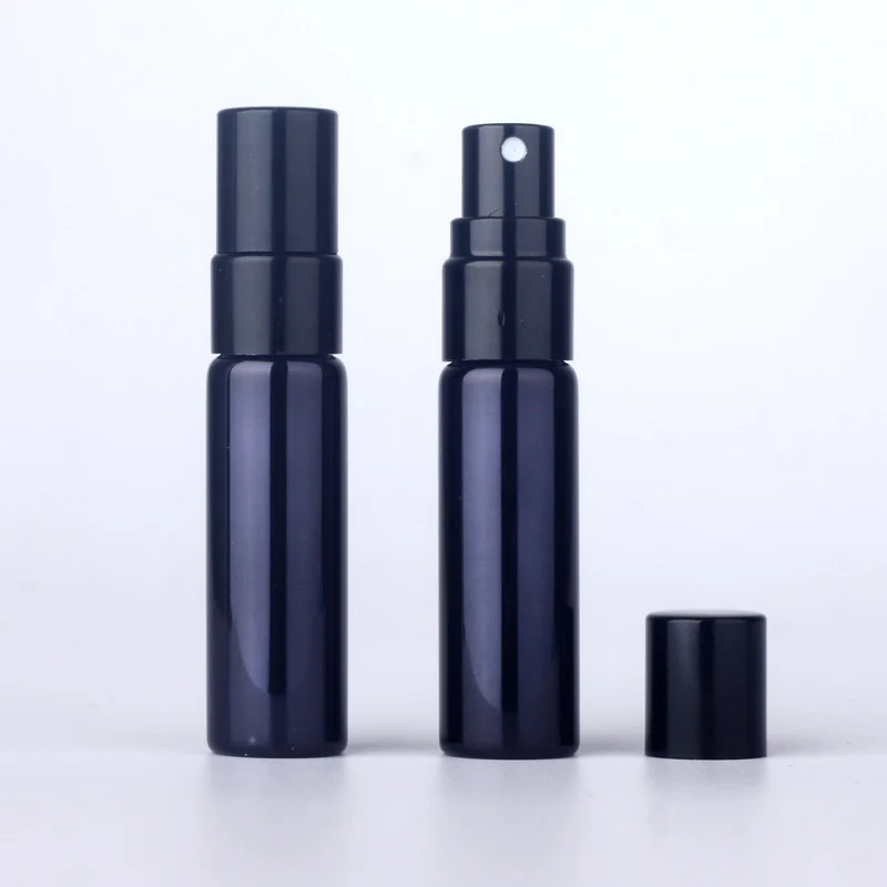5ml Black 50 шт./лот, 5 мл, портативные флаконы для духов с распылителем, пробные Пустые контейнеры, распылитель, мини многоразовые флаконы - Цвет: 5ml Black