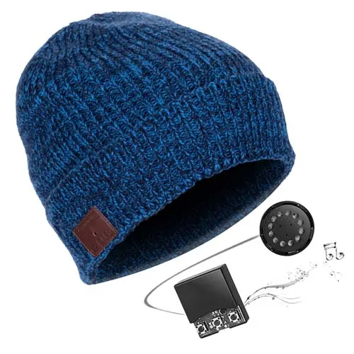 031-blue JINSERTA Беспроводной шапка c наушниками Bluetooth стерео музыка Смарт Кепки BT4.2 открытый sportheadset Динамик с микрофоном для громкой связи - Цвет: 031-blue