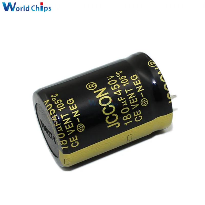 Алюминиевый электролитический конденсатор 450V 180 мкФ 25X35mm Высокочастотный