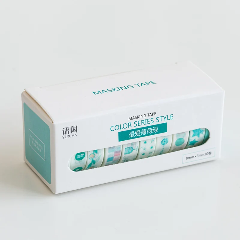 Клейкая лента для скрапбукинга сделай сам клейкая маскировки этикеток 10 шт./упак.