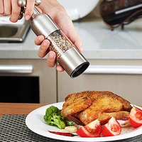 by dhl or ems 50 pcs kitchen supplies high class stainless steel pepper mill faucet shape pepper mill manual grinder