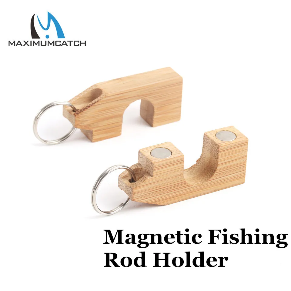 Maximumcatch 2 шт./лот Портативный Бамбуковый магнитный держатель для удочки|bamboo