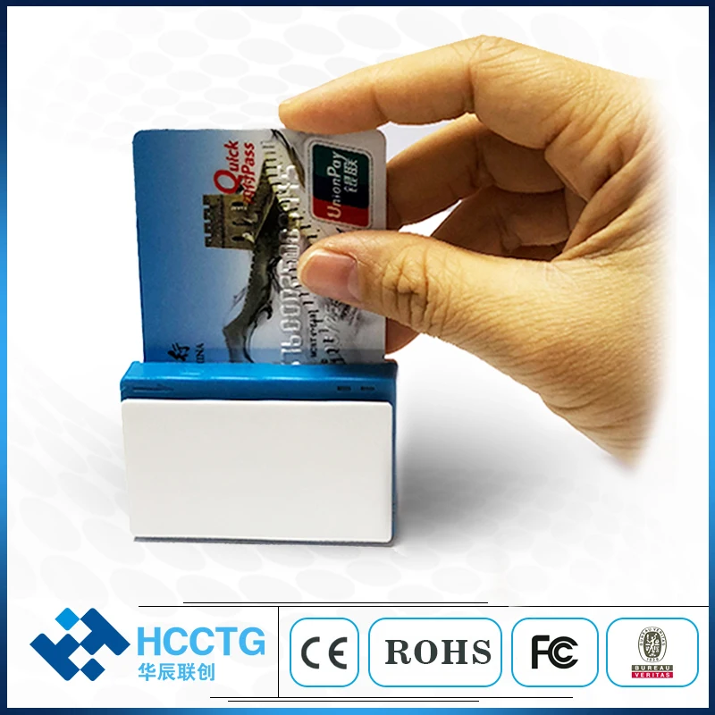 Дешевая Мобильная MSR IC POS биометрическая Bluetooth машина для считывания карт с