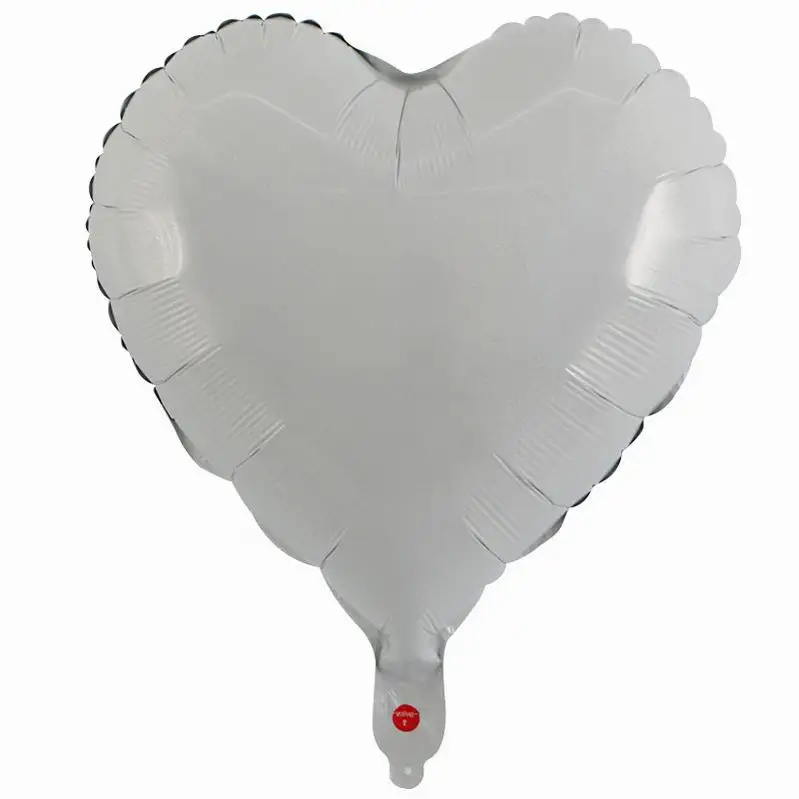 white heart 50 шт./лот 18 дюймов блестящая Лазерная Звезда Сердце воздушные шары с гелием блеск шар День Святого Валентина Свадьба День Рождения Декор - Цвет: white heart