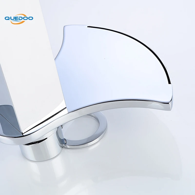 Кран для раковины с водопадом кран одной ручкой хромированный смеситель |