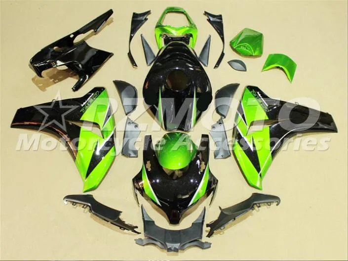 

Ace kits Новый ABS инъекции обтекатели комплект Подходит для HONDA CBR1000RR 2008 2009 2010 2011CBR1000RR 08 11 черный зеленый F118