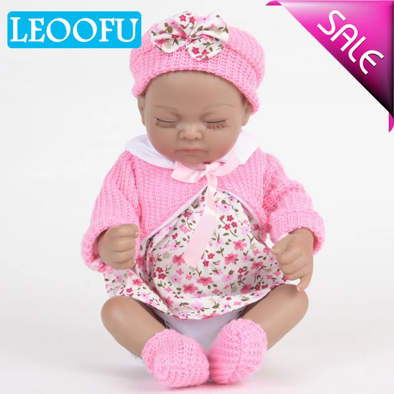 LEOOFU 28 см 11 дюймов полный силиконовые Реалистичного reborn baby doll оптовая продажа из