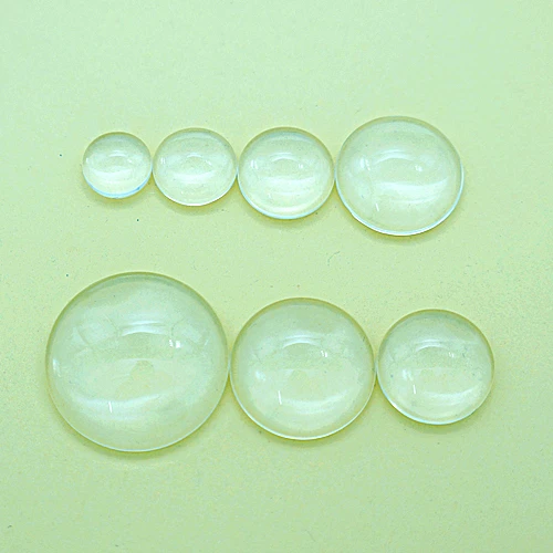 Стеклянный кабошон для круглых куполов Фотопечати 50 шт. 10 мм 12 14 16 18 20 25 стеклянные