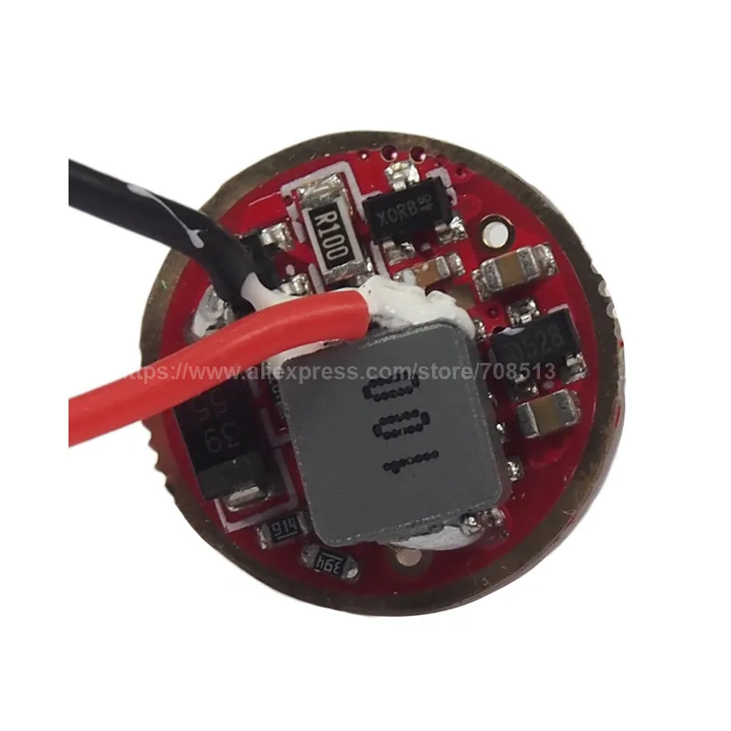 CF FX-17A 17mm 3V - 9V 2.2A 1 ячейка или 2 ячейки группы 3-5-Mode драйвер печатной платы для Cree XM-L