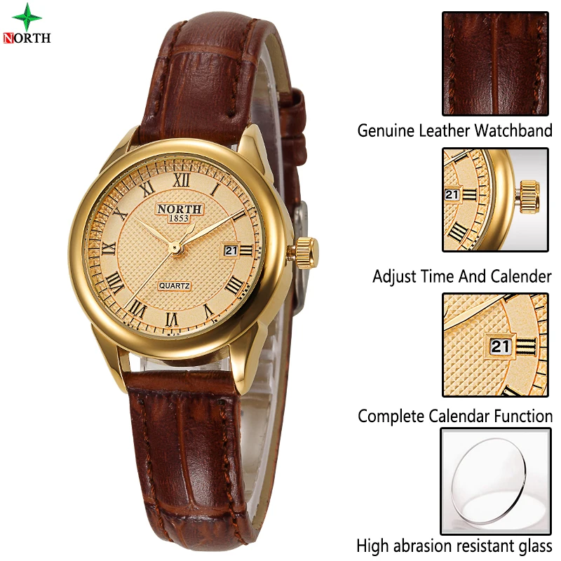 Новый бренд модные женские часы с датой на день Женские кварцевые наручные из