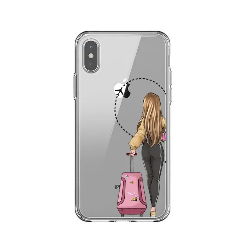 Мягкий чехол для телефона Best Friends iPhone 8 7 6 6S Plus X XR XS Max 5S SE BFF по всему миру