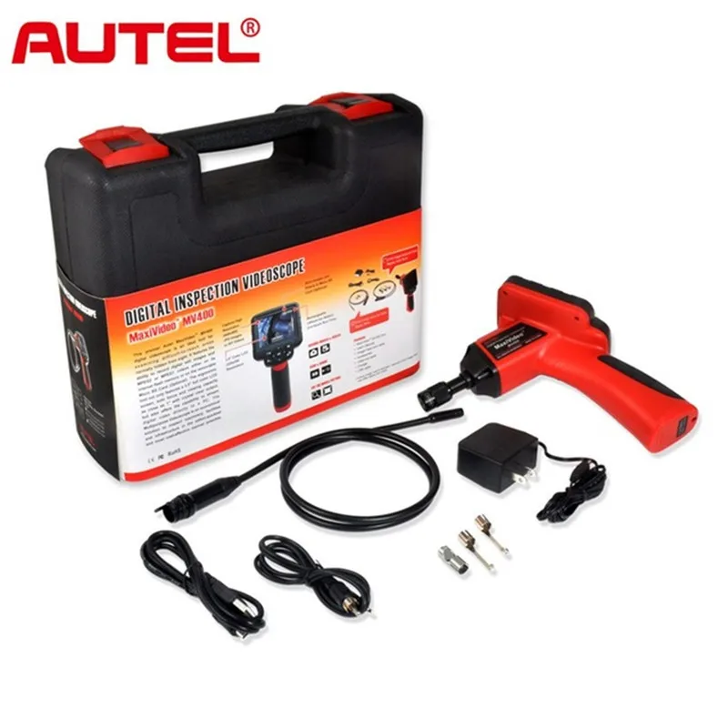 Диагностический цифровой бороскоп Autel Maxivideo MV400 8 5 мм|Электрические тестеры и