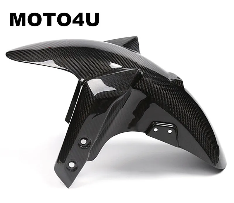 MOTO4U для Yamaha MT09 MT-09 FZ-09 2014-2017 мотоциклетные углеродное волокно переднее крыло