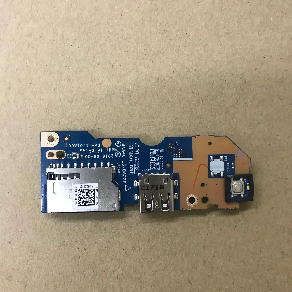Оригинал для DELL 15 7560 14 7460 USB PWOER SD плата LS-D823P 0857WR | Компьютеры и офис