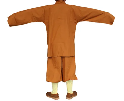 Высококачественный мужской традиционный халат шаолина кунг фу мантия Длинные