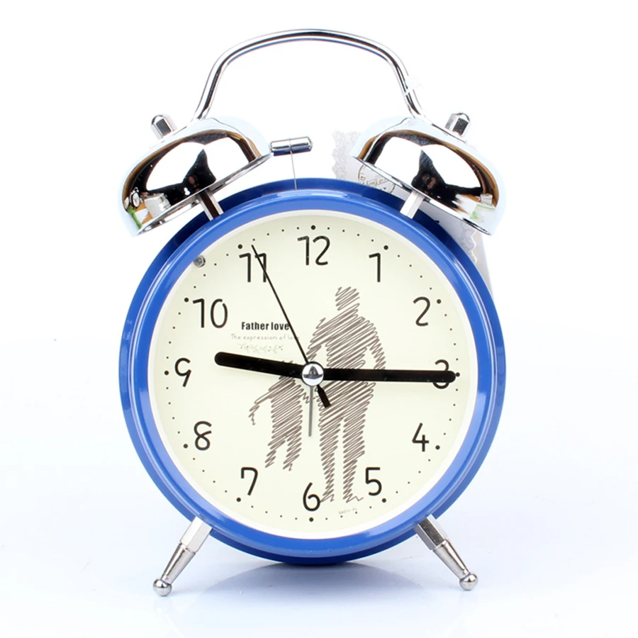 Ночсветильник в стиле ретро оригинальные часы для спальни будильник настольное