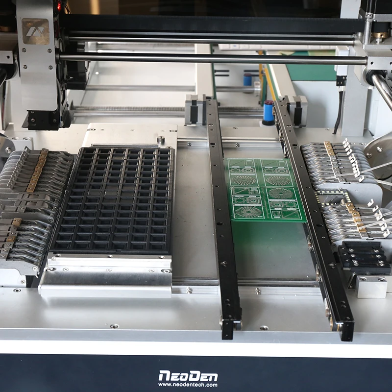 Настольная установка SMT для выбора и размещения Машина smd robot NeoDen4|Пневматические