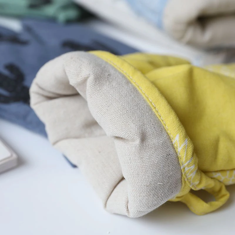 Кухонные перчатки с мультяшным КАКТУСОМ кухонные для микроволновки выпечки