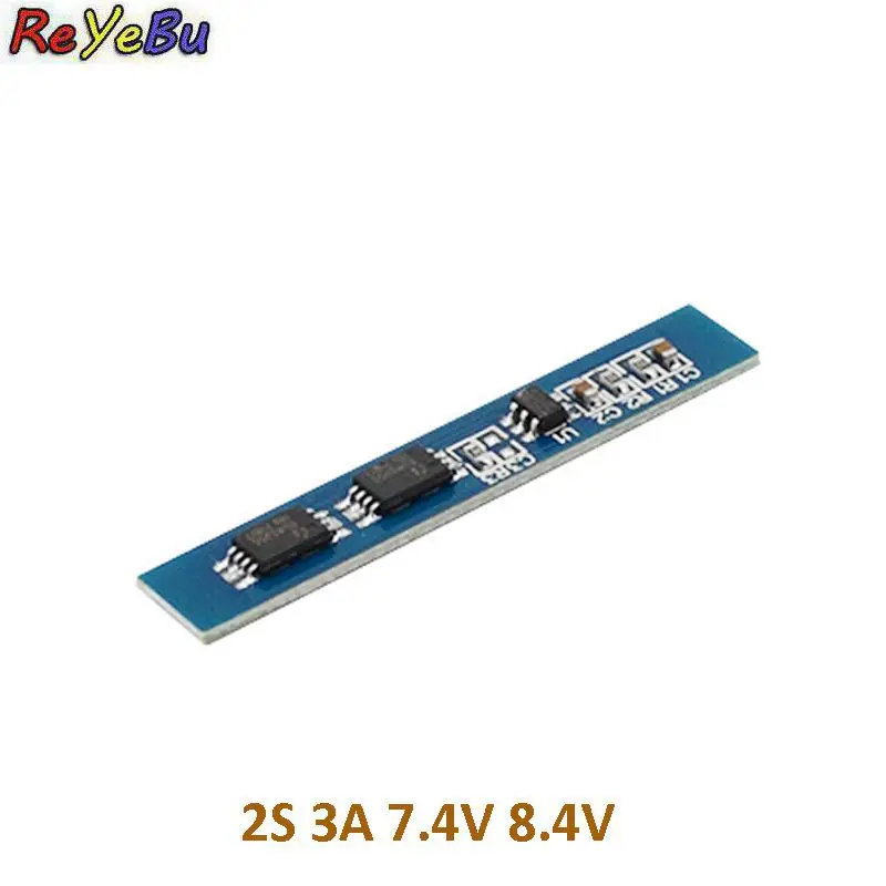 7 4 v 8 V 18650 защитная плата для зарядки 2S 3A li ion литиевый аккумулятор bms pcm литий