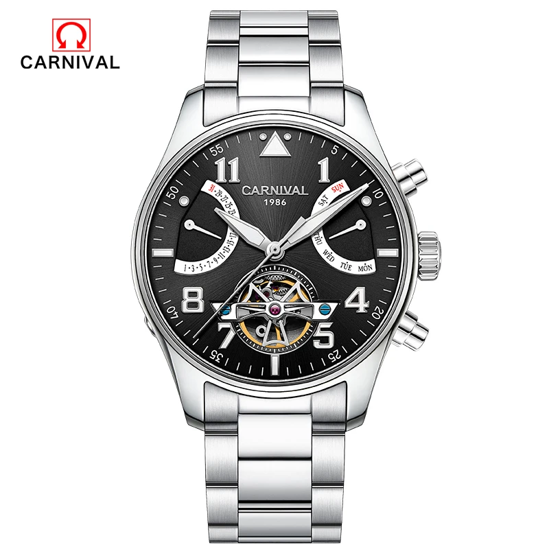 

Carnival2018Famous Brand wristwatch New luxury brand Men wristwatch Unique Design Style Automatic mechanical Watches Switzerland