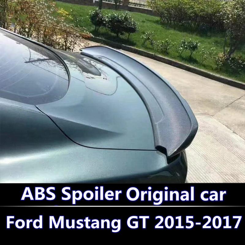 Для Ford Mustang спойлер высокая твердость и качество ABS Материал задний багажник крыло спойлер для Ford Mustang спойлер