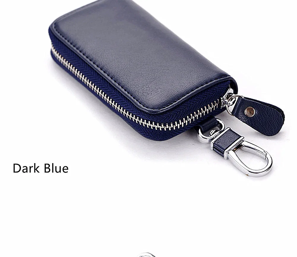 BISI GORO Luxury Key Holder Leather Key Organizer Men&Women Car Key Bag Fashion Housekeeper Key Holder Creative Gifts