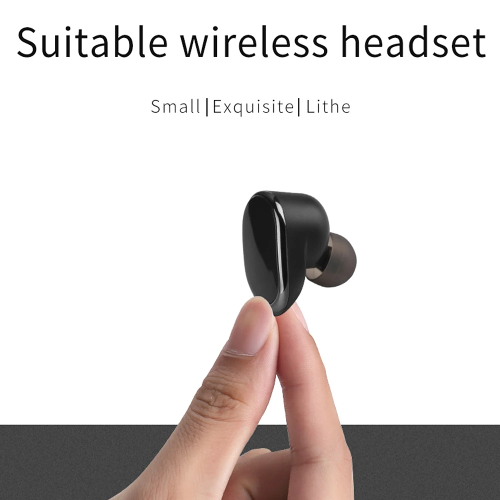 TWS Bluetooth наушники беспроводные V5.0 глубокий бас сенсорное управление для iPhone xiaomi