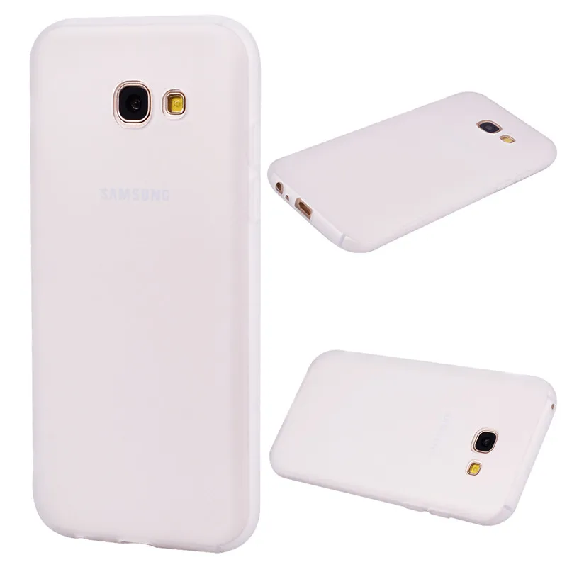 Чехол для Samsung Galaxy A720 A7 2017 задняя крышка из мягкого ТПУ серии карамельных цветов