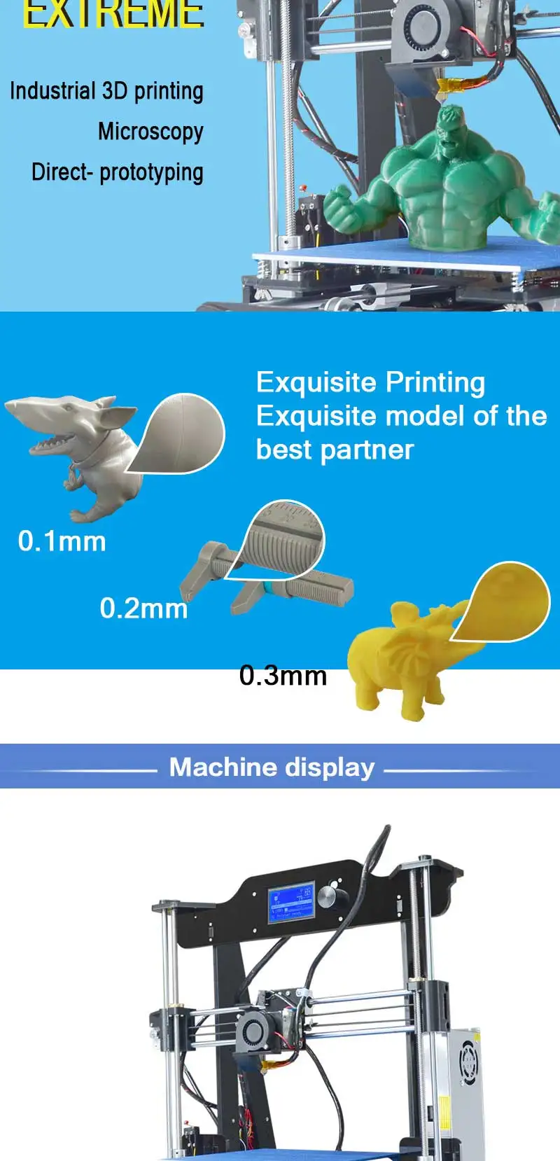 Tronxy X8 модель новейший 3d принтер 12864 ЖК-дисплей алюминиевый MK3 heatbed MK8 прямой экструдер DIY Полный комплект