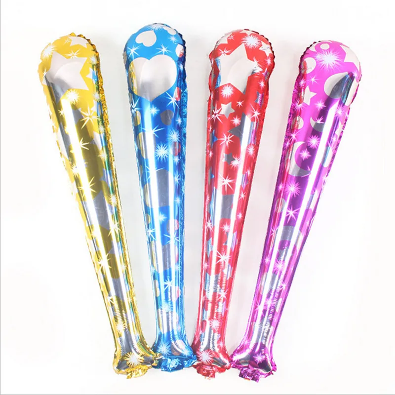 4 Colors Star Love Heart Party Wedding Decoration Baseball bat Shape Foil Helium Air Balloons Birthday Supplies | Дом и сад