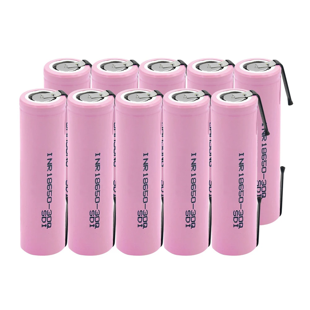 As picture shows 6/8/10 шт. INR 18650-30Q большого потока энергии 20a vape фонарик 3,7 v литиевая батарея inr18650 30q 3000mah перезаряжаемые для игрушек - Цвет: As picture shows