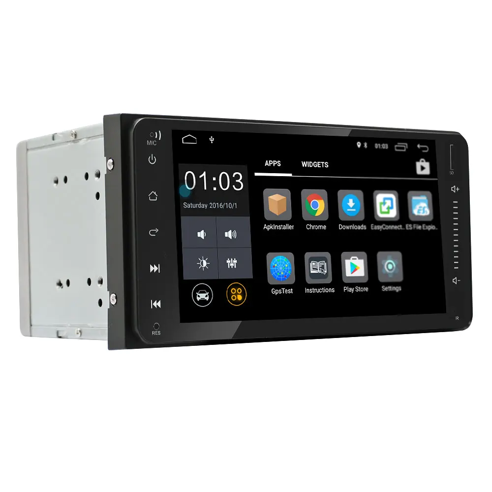 С тюнером dab android 4 ядра 2 din Автомобильная магнитола с gps навигацией Wi Fi + Bluetooth радио