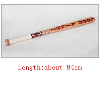 84cm stick Детский костюм Харли Квинн, отряд самоубийц, костюм Джокера для косплея, вечерние костюмы на Хэллоуин, спортивная куртка Харли Квинн, бейсбольная летучая мышь - Цвет: 84cm stick
