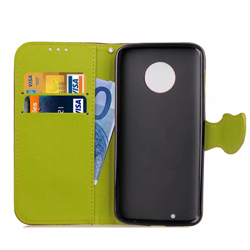 Роскошный чехол из искусственной кожи для Motorola Moto G G2 G3 G4 G5 G5S G6 Z2 Play Flip Stent Cover Plus Z Case