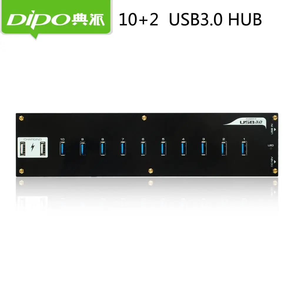 12 портов 3,0 usb-хаб usb3.0 концентраторы 2 порта зарядное устройство 10 портов передачи данных для 3g или Биткоин горнодобывающей промышленности