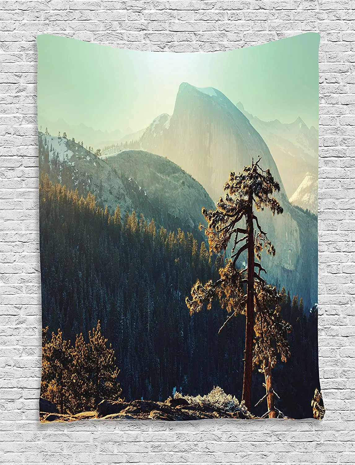 Украшение для дома на ферме настенный гобелен в национальном парке Yosemite с