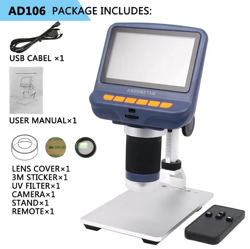 

Andonstar AD106/AD106S цифровой микроскоп 500X