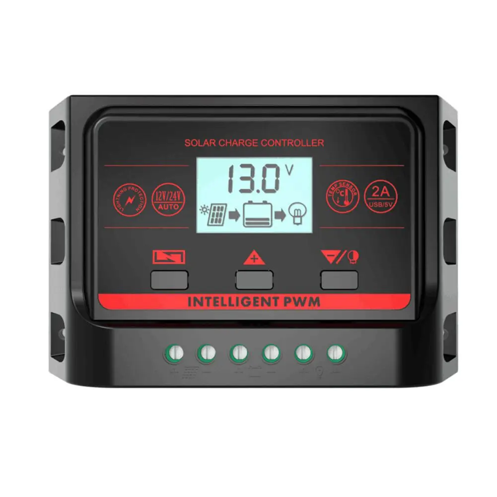 12V 24V 30A блок управления установкой на солнечной батарее с Подсветка ЖК дисплей