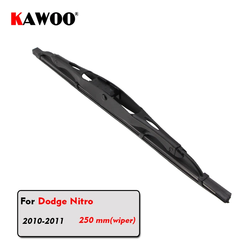 

KAWOO Car Rear Wiper Blade Blades Back Window Wipers Arm For Dodge Nitro Hatchback (2010-2011) 250mm Car Accessories Styling