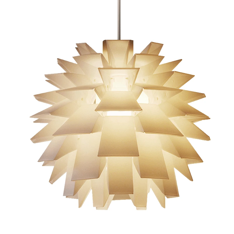 

Nordic White Pinecone chandelier Lamps PVC Lotus chandelier Lights Decoration Hanging lamps Bedroom Home LED Lighting fixtures