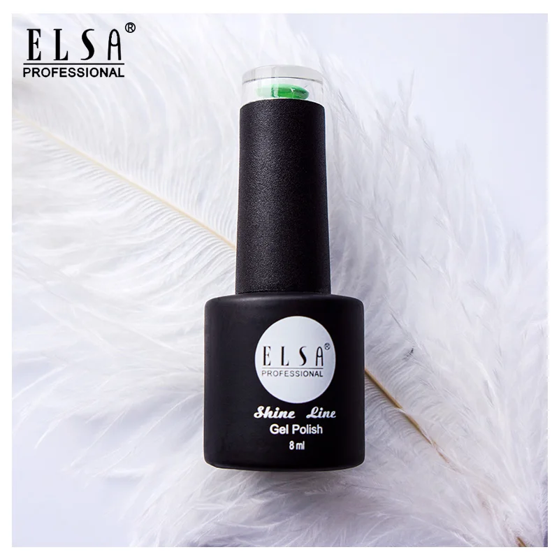 Elsa 8 мл Гель-лак для ногтей для маникюра полуперманентный Vernis верхнее покрытие УФ светодиодный Гель-лак впитывающийся художественный Гель-лак для ногтей