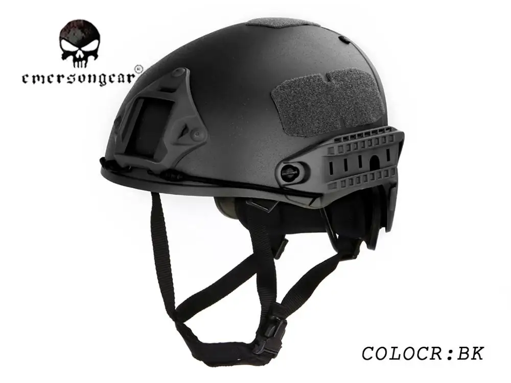 BK EMERSON страйкбол Wargame защитный шлем CP стиль emersongear Открытый тактический охотничий шлем EM9224 - Цвет: BK