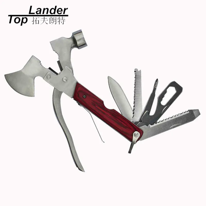 Уличный походный топор для выживания нож плоскогубцы проводная пила отвертка