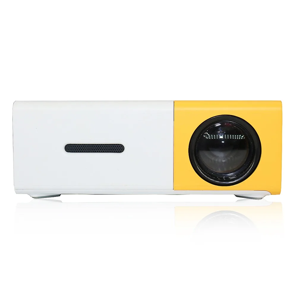 Новый YG 300 ЖК дисплей переносной Led прожектор мини 400 600LM 1080 p видео 320x240 пикселей