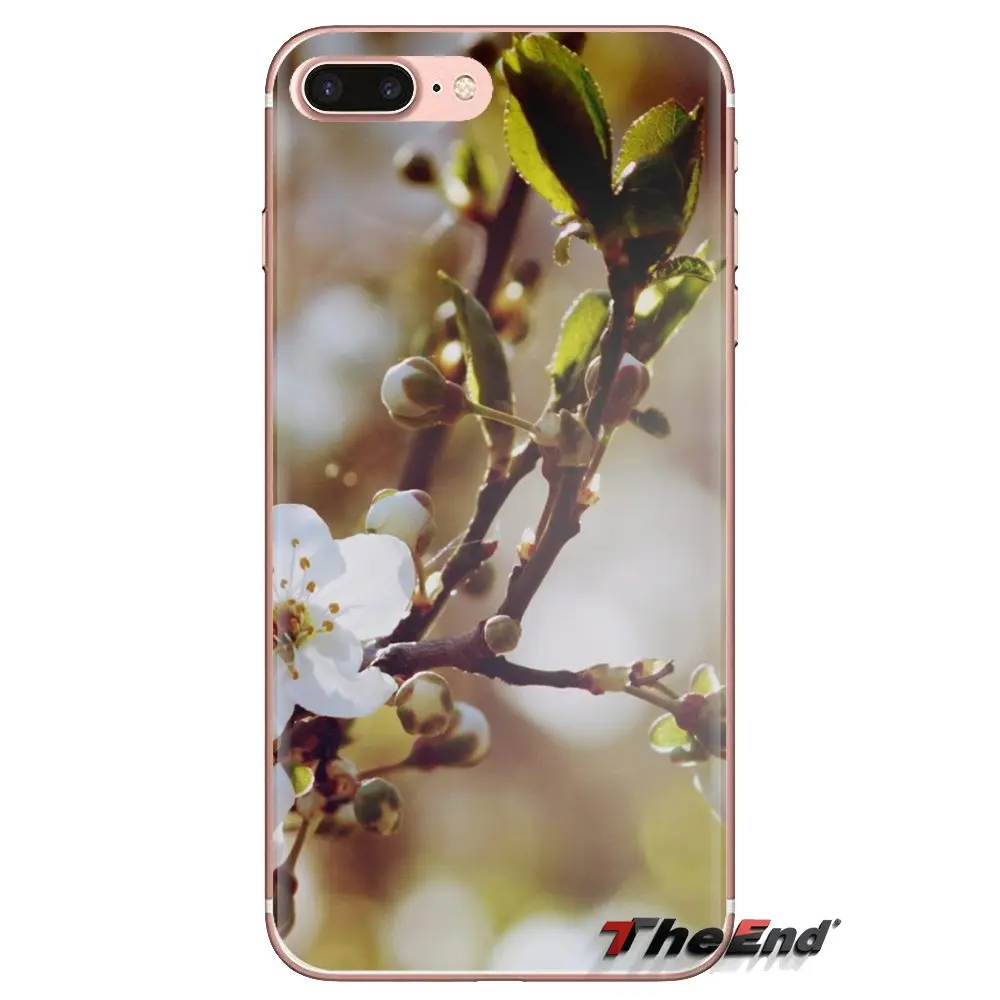 Прозрачные мягкие чехлы для Xiaomi Redmi 4A S2 Note 3 3S 4 4X 5 Plus 6 7 6A Pro Pocophone F1 Macro Spring Flower Bloom |
